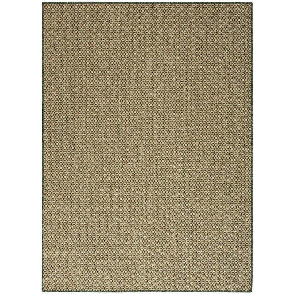 Courtyard Green 5 ft. x 7 ft. All-Over Design Contemporary Area Rug price history on PriceWatchPro