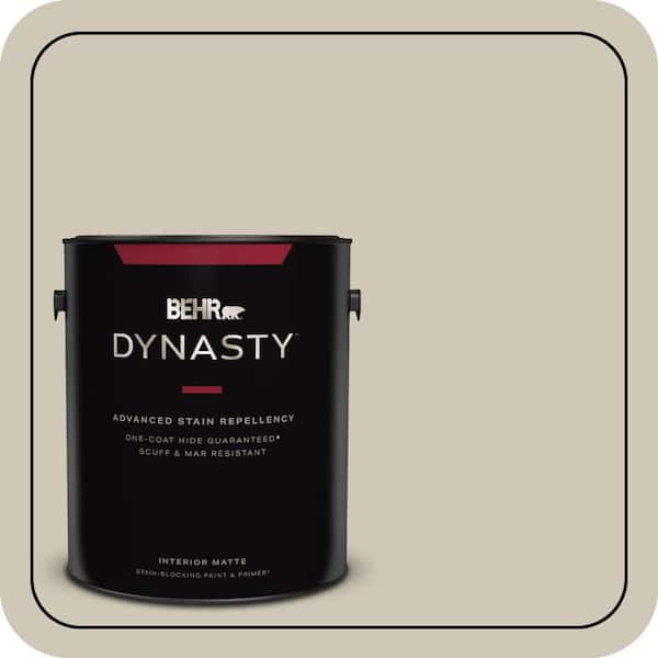 BEHR DYNASTY 1 gal. #PPU8-16 Coliseum Marble One-Coat Hide Matte Interior Stain-Blocking Paint & Primer