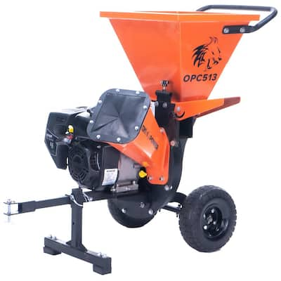 Champion Power Equipment 3 in. Dia 224 cc 2-in-1 Upright Gas Powered Wood  Chipper Shredder 200946 - The Home Depot