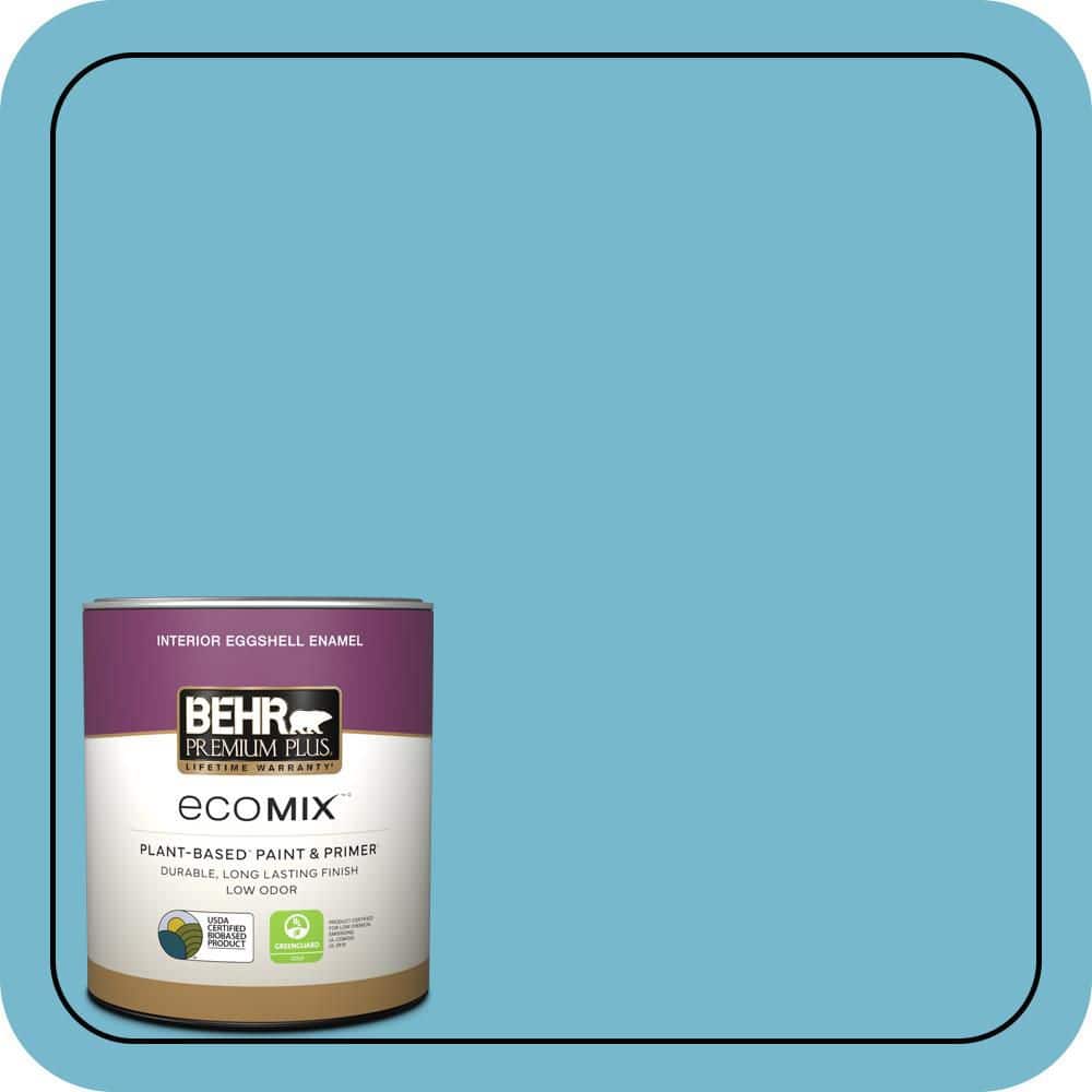 1 qt. #M480-4 Below Zero Eggshell Enamel EcoMix Plant-Based Interior Paint & Primer price history on PriceWatchPro