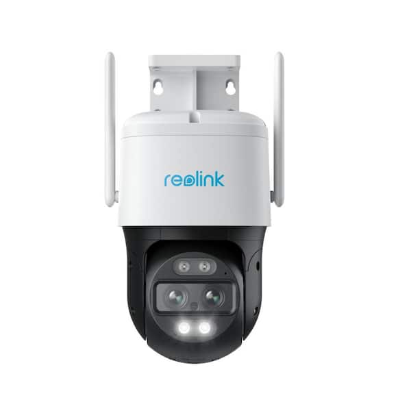 REOLINK Trackmix Series Wireless Outdoor 4K 360 PTZ WiFi Home Security Camera with Dual View & Track, Smart Detection, Spotlight