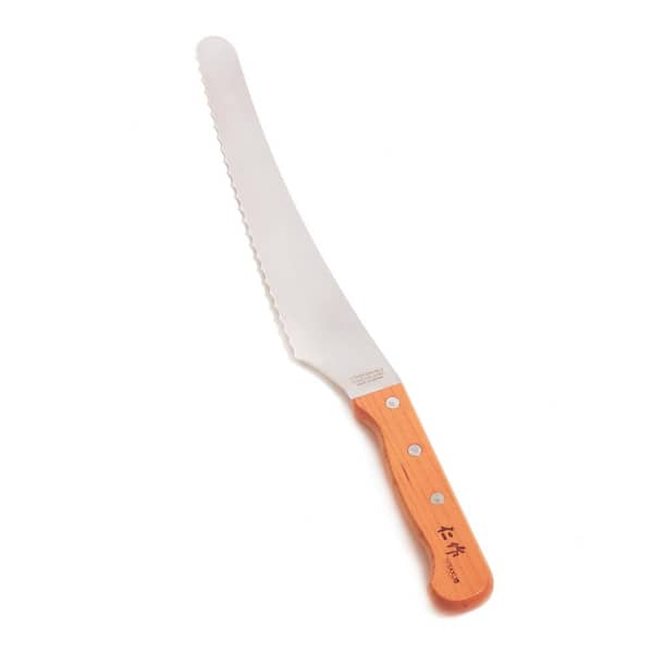 Nisaku 10 in. Blade Stainless Steel Wave Knife