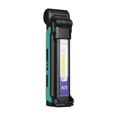 200 Lumens LED Rechargeable Ultra-Thin Foldable Work Light with UV Light Integrated Handing Hook