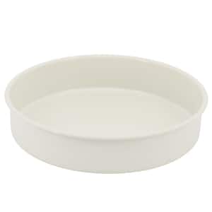Color Bake 8 in. Carbon Steel Round Cake Pan in Linen