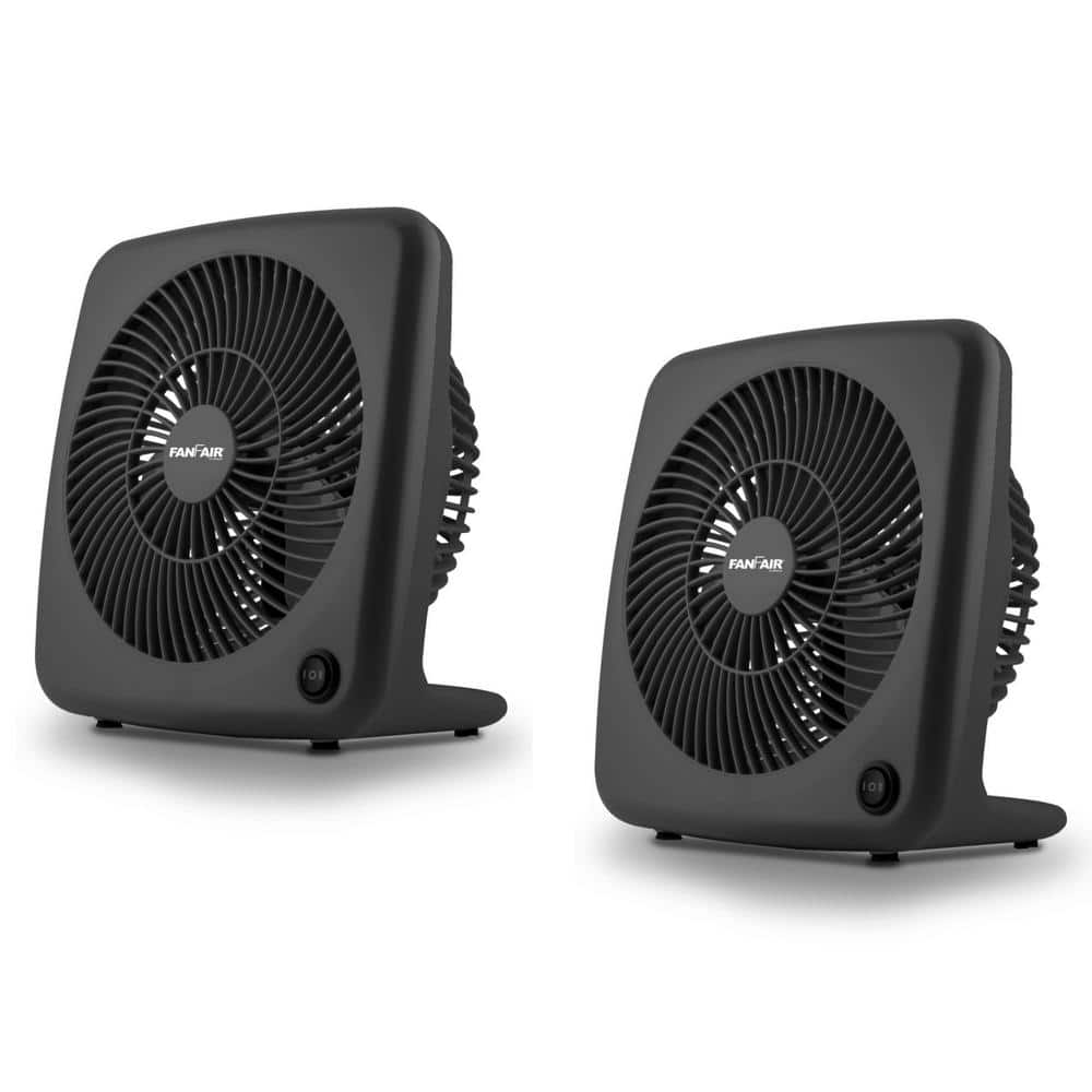 2 PACK 7 in. Box Personal Fan in Black price history on PriceWatchPro