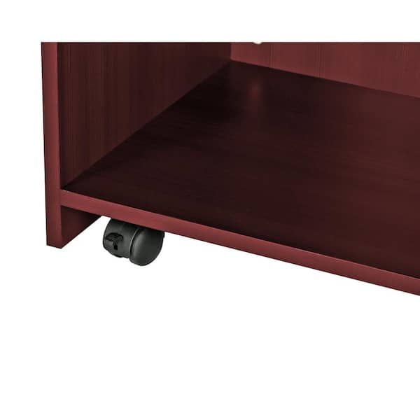 Interion® Stand-Up Podium / Lectern, 23W X 15-3 / 4D X 45-7 / 8H,  Mahogany