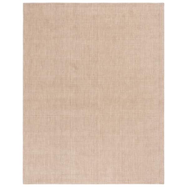 Himalaya 8 ft. x 10 ft. Beige Crosshatch High-Low Area Rug