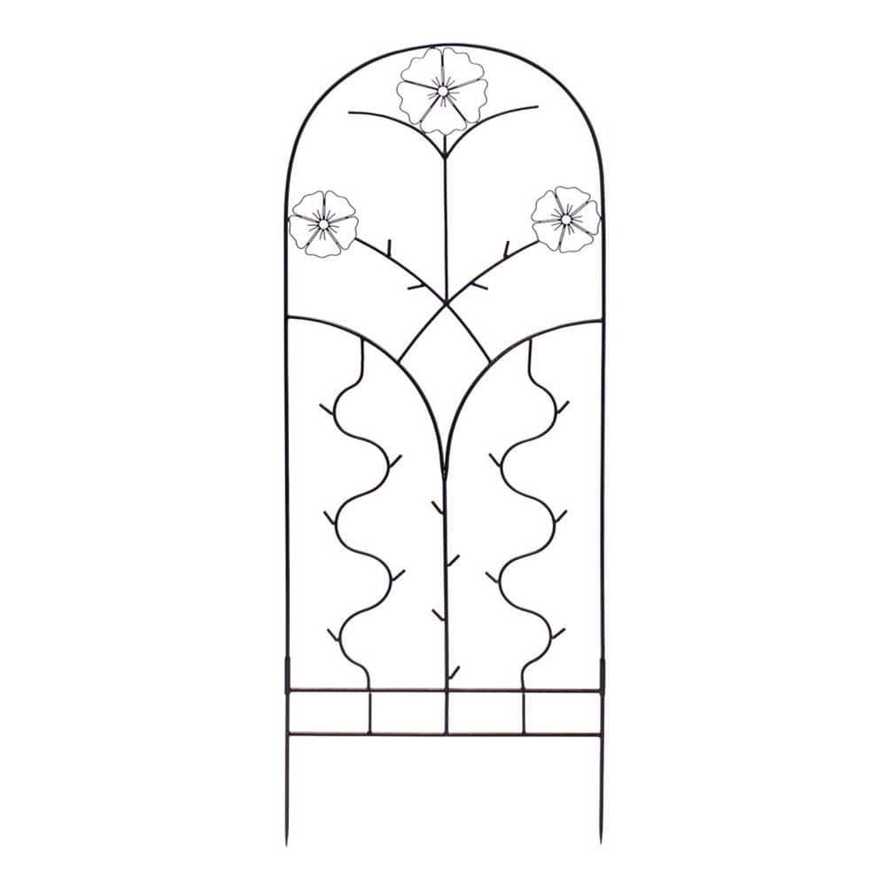 72 in. Tall, Black Powder Coat Finish, Primrose Decorative Garden Trellis price history on PriceWatchPro