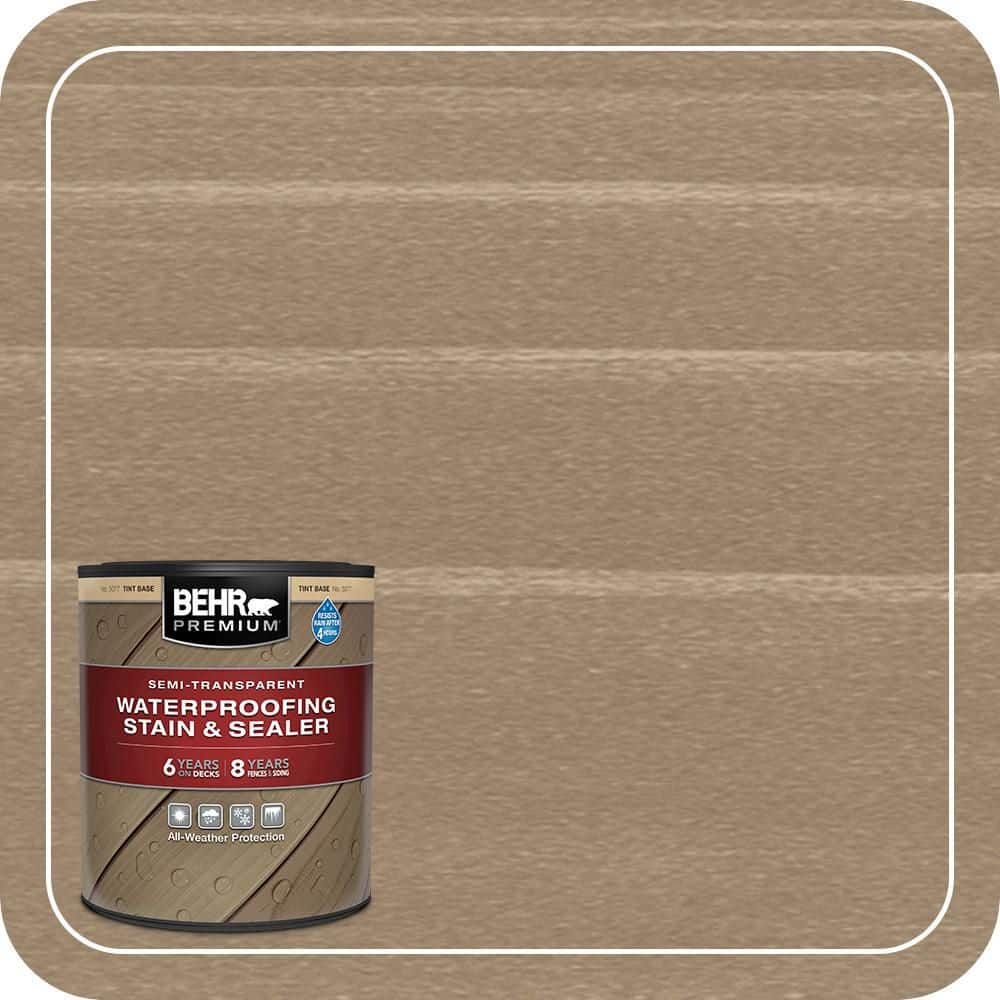 BEHR PREMIUM 1 qt. #ST-143 Harbor Gray Semi-Transparent