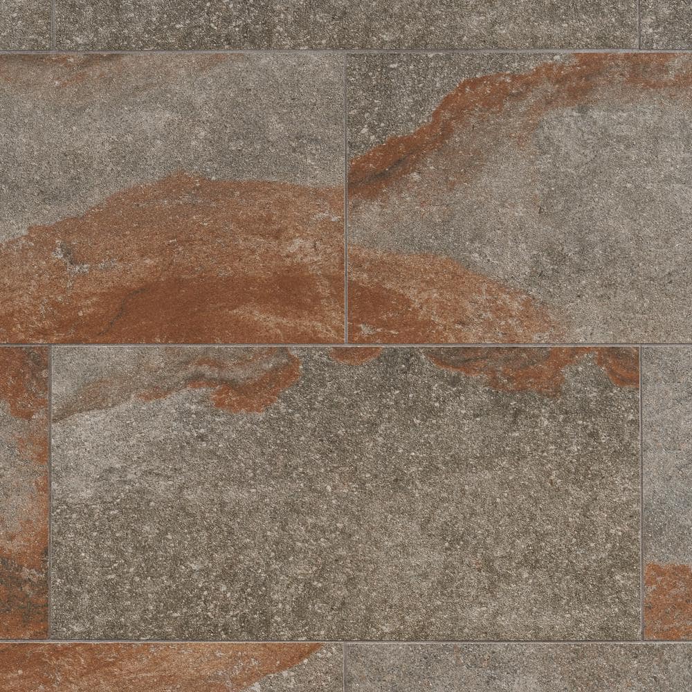 Ivy Hill Tile Dominion Iron Gray 11.81 in. x 23.62 in. Matte Limestone