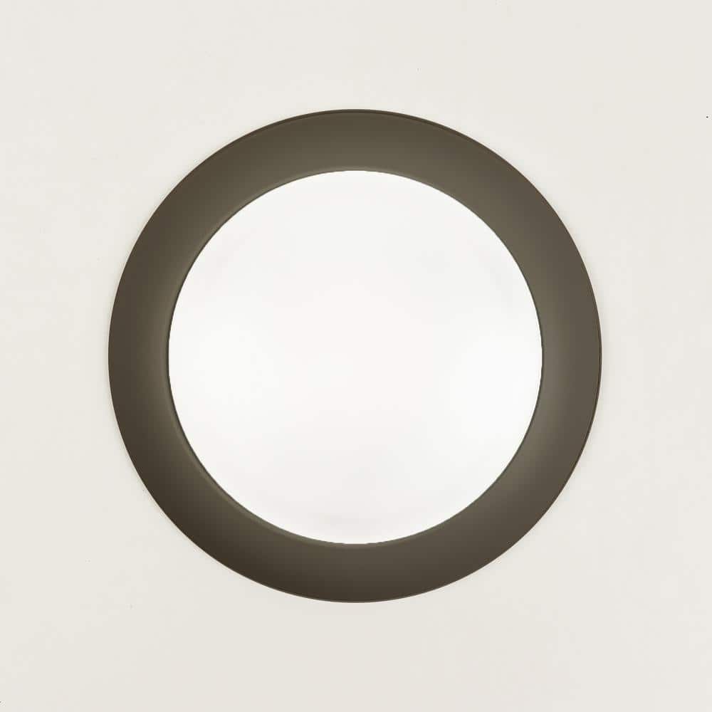 Bronze Acrylic LED Flush Mount for Indoor/Outdoor Use