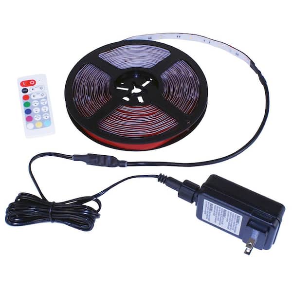 Rgb W Indoor Outdoor Led Tape Light, Tape Led Lights With Remote