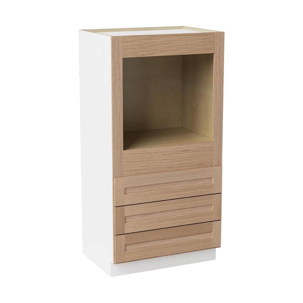 33 in. W x 24 in. D x 66 in. H Ready to Assemble Solid Wood Shaker Single Oven Kitchen Cabinet in Oak price history on PriceWatchPro