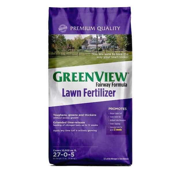 GreenView 33 lbs. Fairway Formula Lawn Fertilizer, Covers 10,000 sq. ft. (27-0-5)