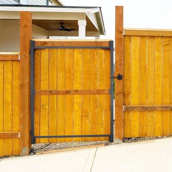 Gate Building Kit, Fits 36 to 60 in. Wide Openings, Up from 6 to 7 ft. High Fence, Adjustable Gate Building Kit Anti Sag