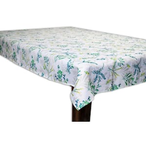 60"X84" Meadow Views Floral 100% Polyester Tablecloth