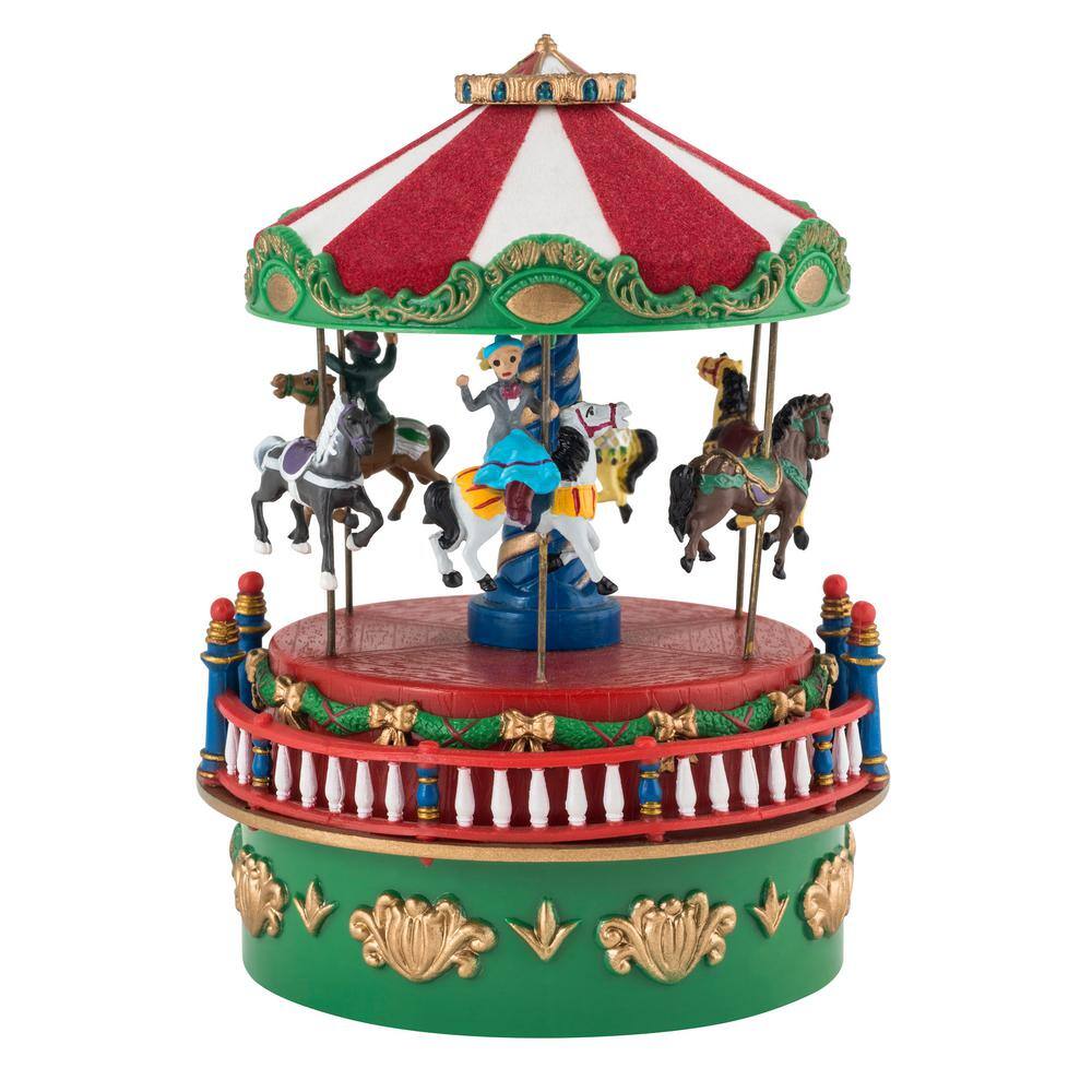 Mr Christmas 4 5 In Mini Carnival Music Boxes 1 The Home Depot