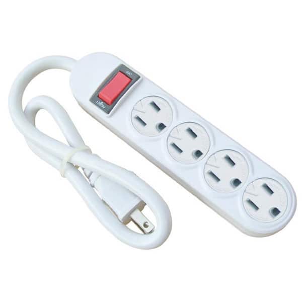 Woods 4-Outlet Power Strip