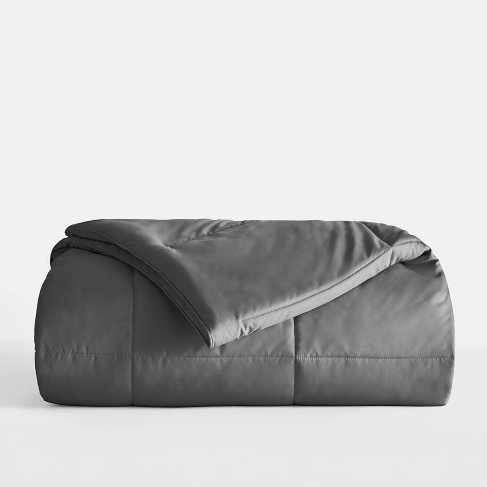Gray King Down Alternative Microfiber Comforter Set
