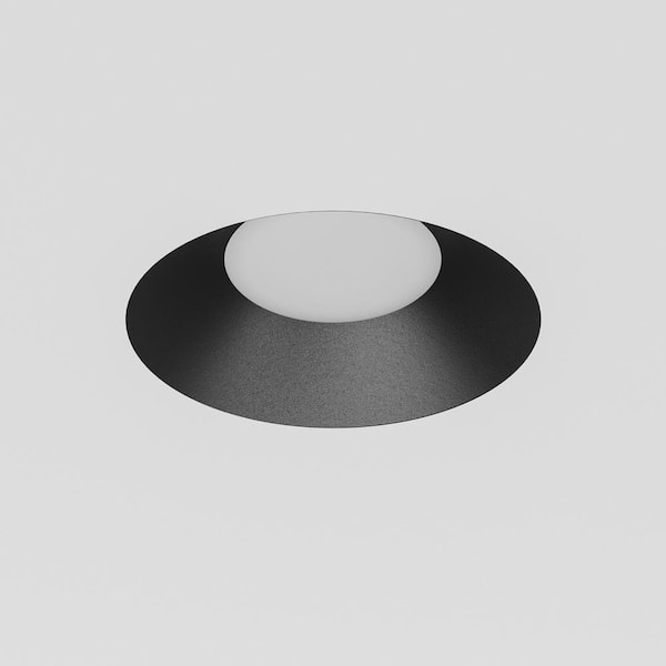 Vidalite Inspira 3 in. Black Round Trimless Integrated LED Canless Recessed Lighting Kit Selectable 5CCT 14W 1200LM ETL (1-Pack)