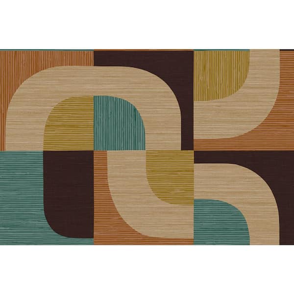 Seabrook Designs 60.75 sq. ft. Sunset Tampere Embossed Vinyl Unpasted Wallpaper Roll
