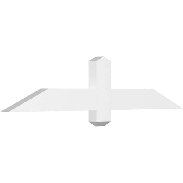 Ekena Millwork Eugene 48 in. W x 10 in. H x 2 in. D Signature Polyurethane Bracket