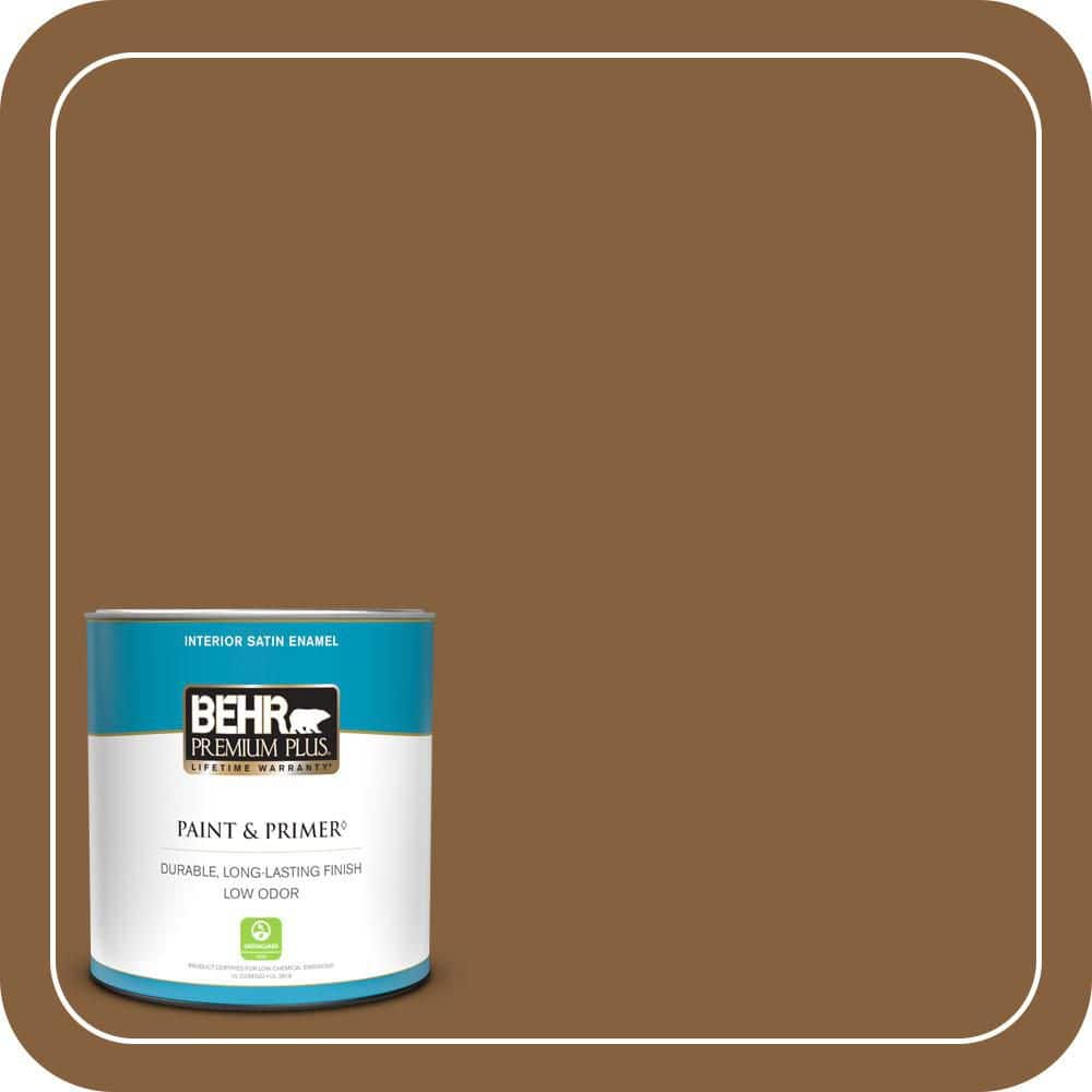 1 qt. #PPU4-18 Spice Bazaar Satin Enamel Low Odor Interior Paint & Primer price history on PriceWatchPro