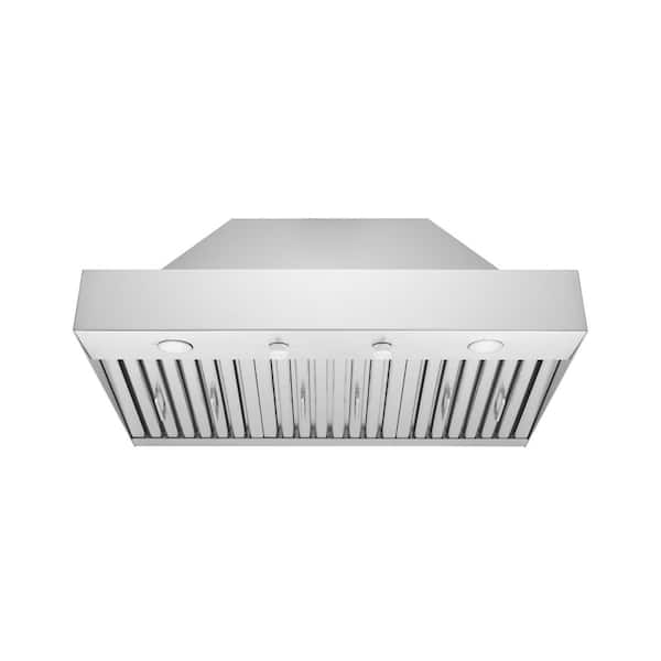 Zephyr Vortex 30 in. 390 CFM Convertible Insert Range Hood with