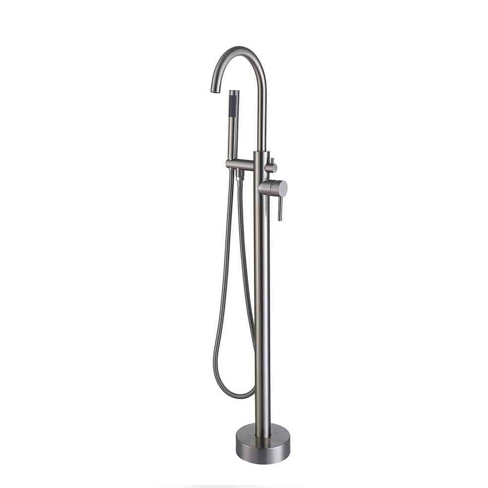 UPIKER SingleHandle Freestanding Tub Faucet Floor Mount Tub Filler