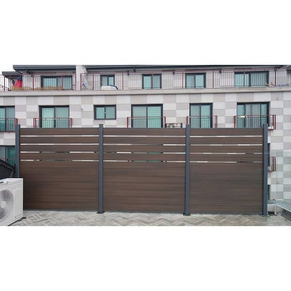 新品FENCE OF DEFENSE『REUNITED&STARTING… Infinity Euro 6-Feet H x 4-Feet W King Cedar Composite Fence