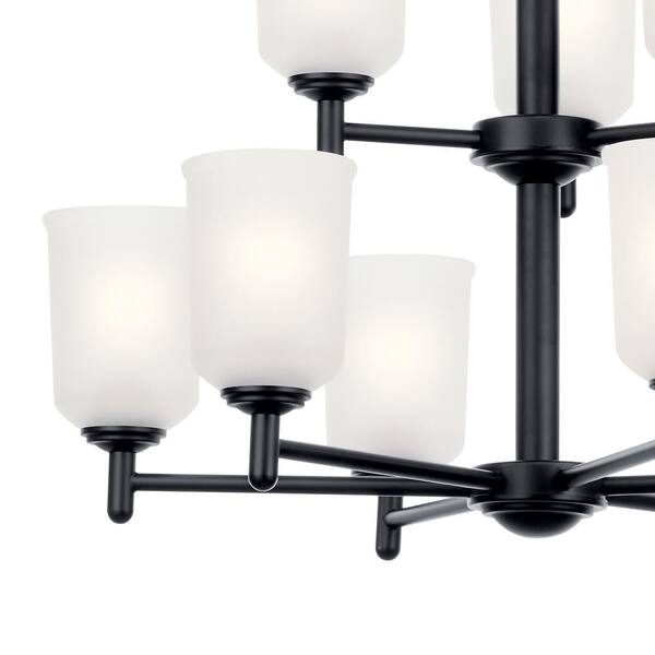 Kichler Shailene 9-Light Antique Bronze Transitional Chandelier