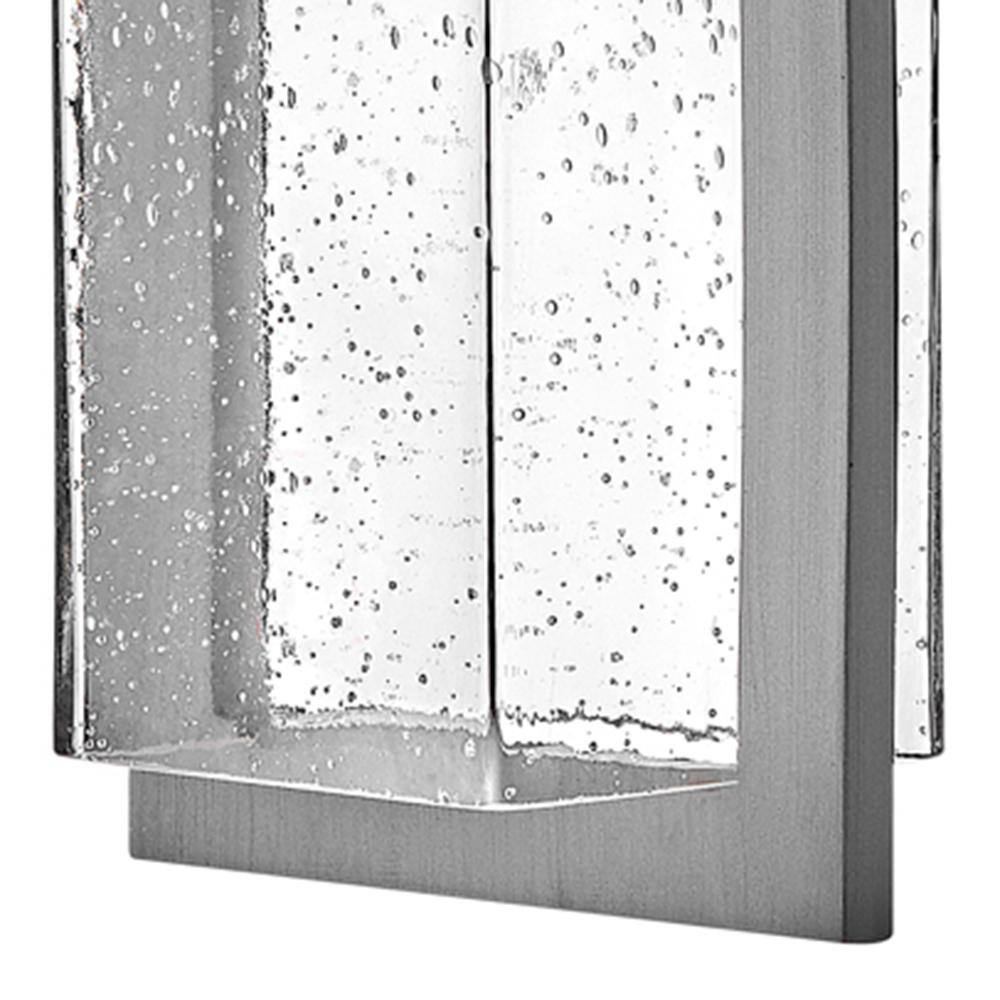 Alex 15.75" Antique Brushed Aluminum LED Outdoor Wall Lantern