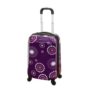 Vision 20 in. Purplepearl Hardside Carry-On Suitcase