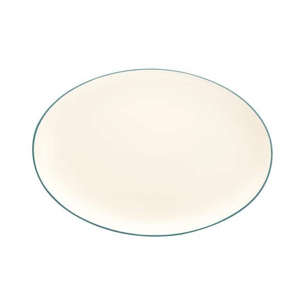 Colorwave Turquoise 16 in. (Turquoise) Stoneware Oval Platter