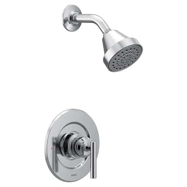 MOEN Gibson Single-Handle Posi-Temp Shower Only Faucet Trim Kit in Chrome (Valve Not Included)