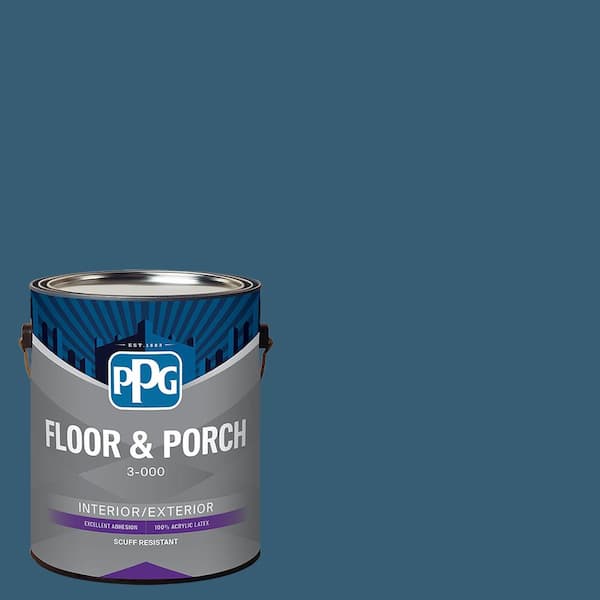 PPG 1 gal. PPG1152-6 Brigade Satin Interior/Exterior Floor and Porch Paint