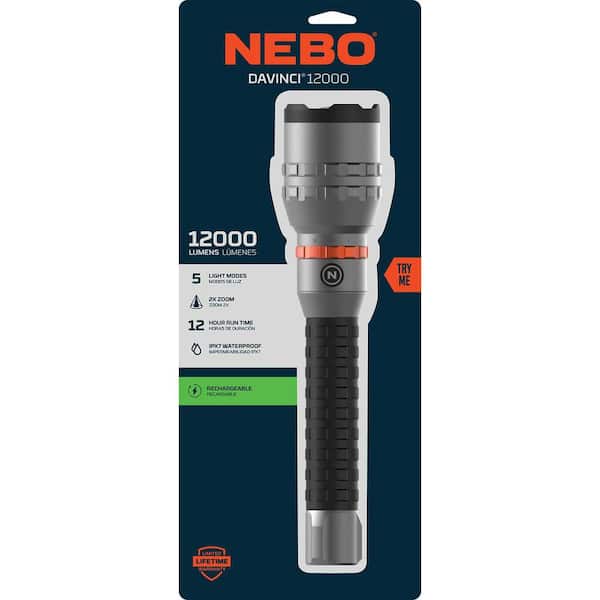 brightest nebo flashlight Nebo Blast Waterproof 1400 Lumen Brightest Light EVER NE6542 (Free Postage)