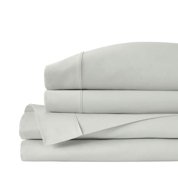 Home Decorators Collection Luxury Organic Cotton 4-Piece King Sheet Set in Sage