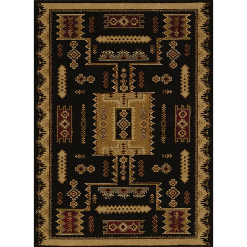 United Weavers Affinity Coltan Black 1 ft. 10 in. x 3 ft. Accent Rug