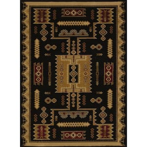 Affinity Coltan Black 1 ft. 10 in. x 3 ft. Accent Rug