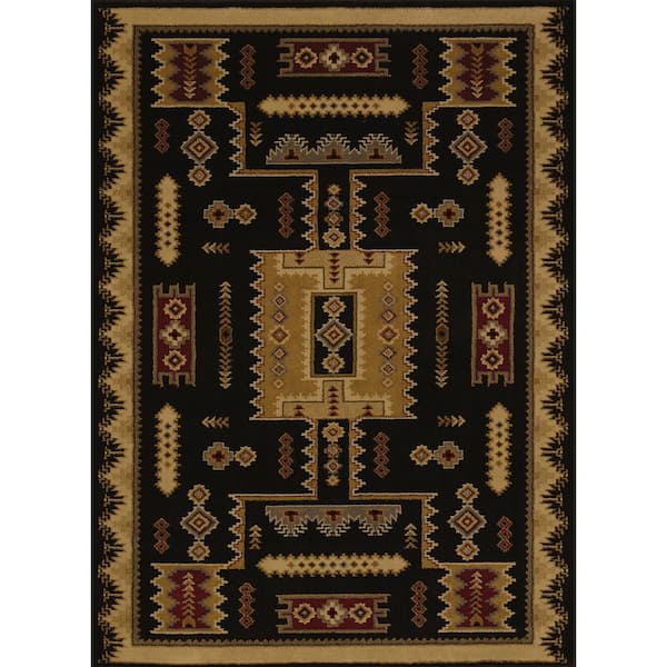 United Weavers Affinity Coltan Black 1 ft. 10 in. x 3 ft. Accent Rug