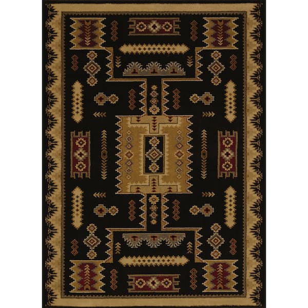 Affinity Coltan Black 1 ft. 10 in. x 3 ft. Accent Rug
