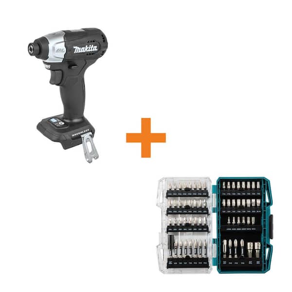 18V LXT Sub-Compact Brushless Impact Driver with IMPACT XPS Alloy Steel Impact Rated Screwdriver Drill Bit Set(60-Piece)