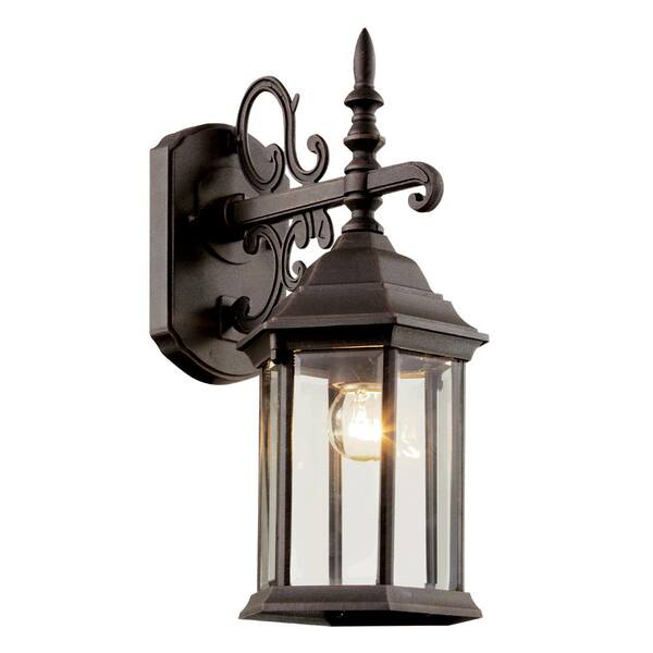 Bel Air Lighting Josephine 14 in. 1-Light Rust Outdoor Wall Light ...