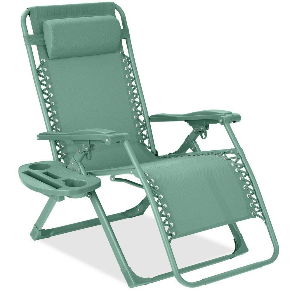 Best Choice Products Seafoam Metal Zero Gravity Folding Beach