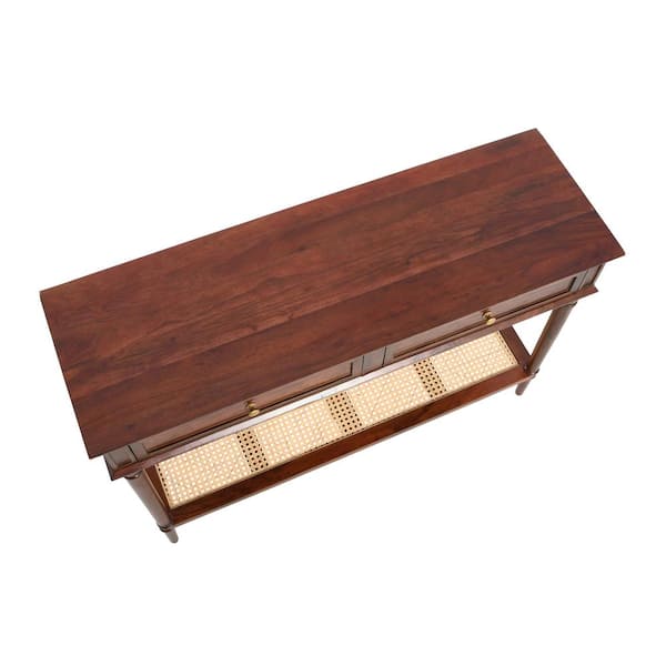 WYNDENHALL Brinkley SOLID ACACIA WOOD Modern Industrial 48 inch Wide Small  Desk - On Sale - Bed Bath & Beyond - 32790764