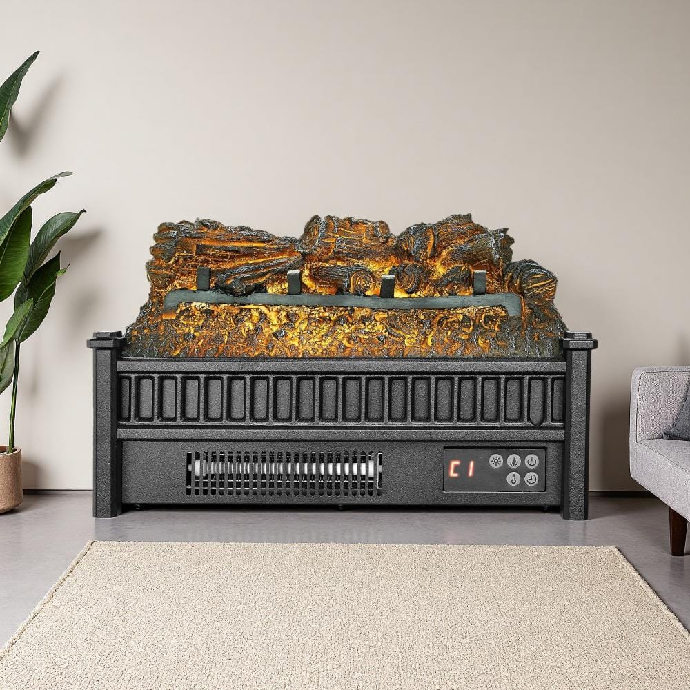 20 inch Electric Fireplace Log Heater, 1500W, Remote, 5 Flame Colors, 5 Brightness Levels, 24-Hour Timer price history on PriceWatchPro