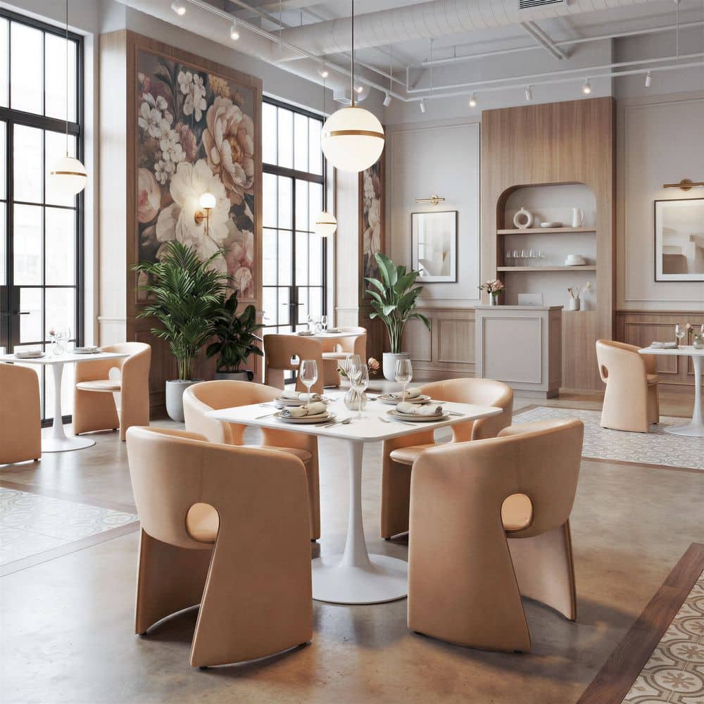 Rosyth Tan Fabric Dining Chair price history on PriceWatchPro