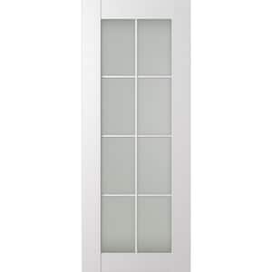 Belldinni Palladio 8 Lite N 30 in. х 80 in. No Bore 8-Lite Frosted ...