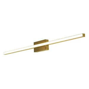 Barlow 5.5 in. Satin Brass LED Vanity Light Bar